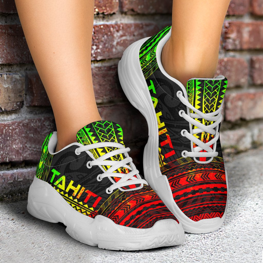 Tahiti Chunky Sneakers - Polynesian Chief Reggae Version - Polynesian Pride