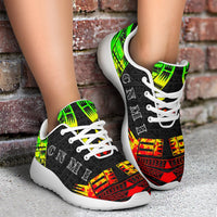 Northern Mariana Islands Sport Sneakers - Polynesian Tattoo Reggae - Polynesian Pride