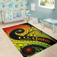 Guam Area Rug - Guam Polynesian Decorative Patterns - Polynesian Pride