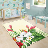 Wonderful Hibiscus Flower Area Rug AH - Polynesian Pride