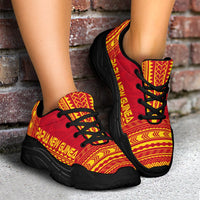 Papua New Guinea Chunky Sneakers - Polynesian Chief Flag Version - Polynesian Pride