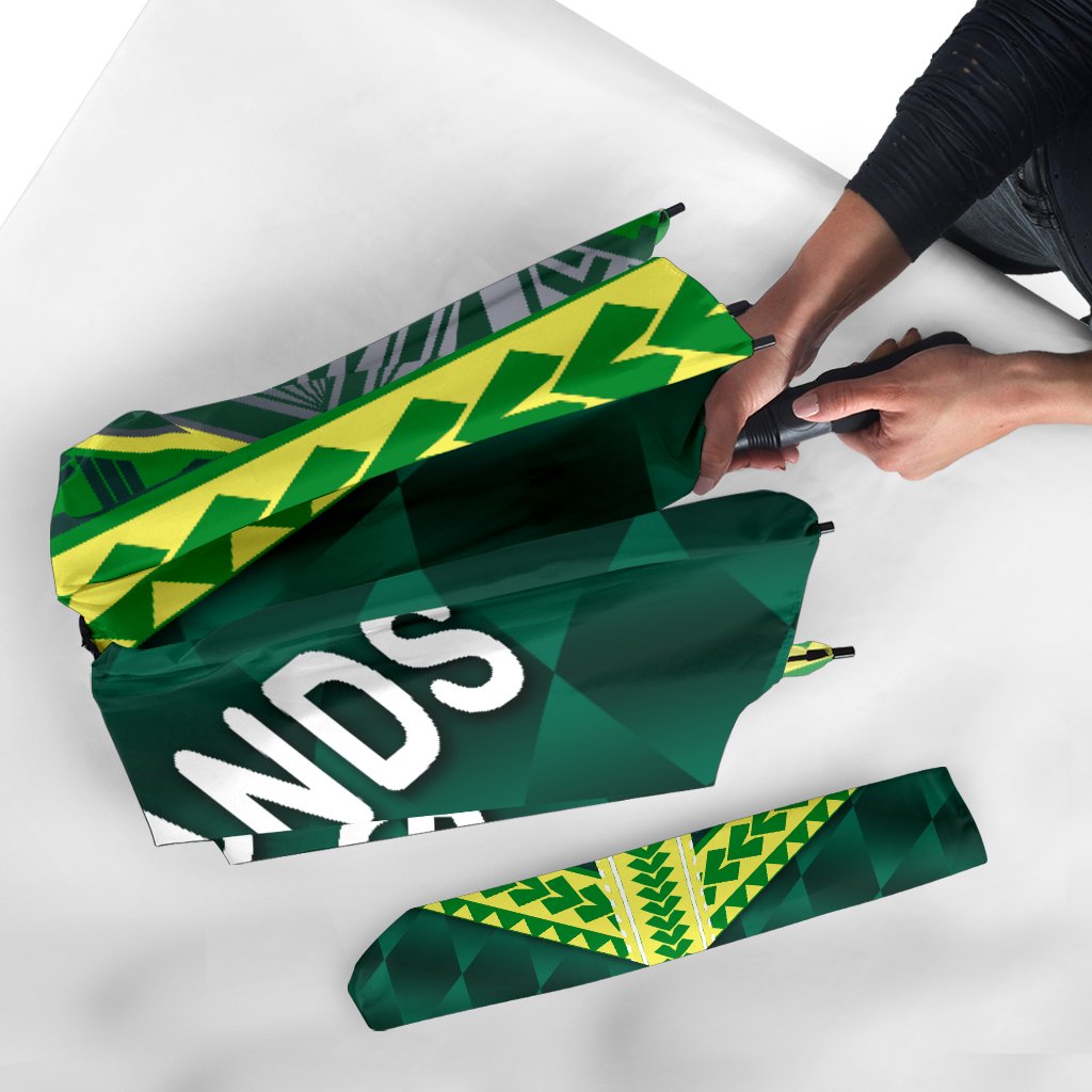 Cook Islands Ruby All Over Print Umbrellas Style - Polynesian Pride