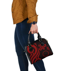 Cook Islands Shoulder Handbag - Red Tentacle Turtle - Polynesian Pride
