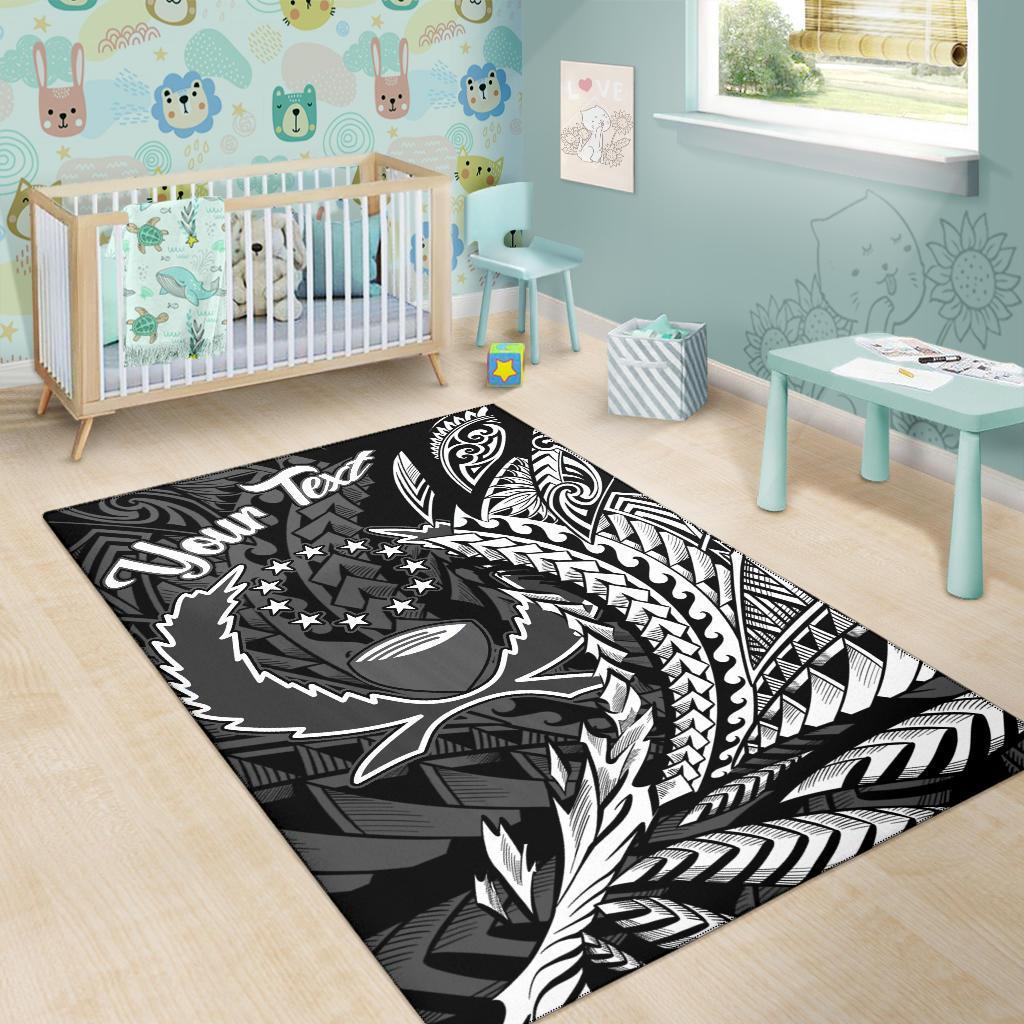 Pohnpei State Area Rug - Custom Personalised Wings Style - Polynesian Pride