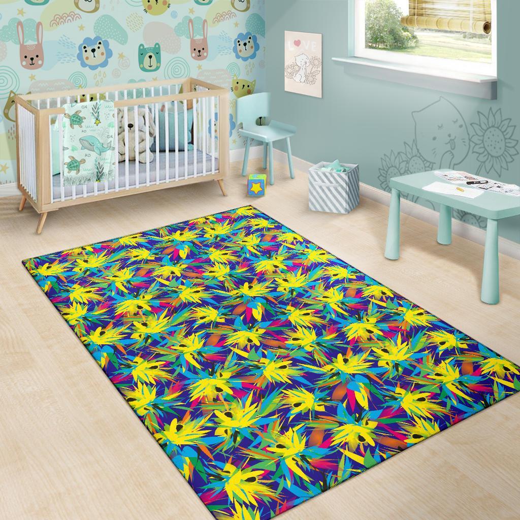 Tropical Pattern Mix Rug - Polynesian Pride