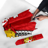 Tonga Rugby All Over Print Umbrellas Polynesian Style Pinwheel - Polynesian Pride