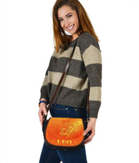 Sun In Leo Zodiac Saddle Bag Polynesian Tattoo Simple - Orange - Polynesian Pride
