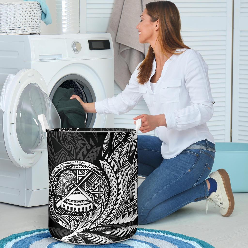 American Samoa Laundry Basket - Wings Style - Polynesian Pride