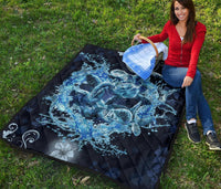 Hawaii Turtle Sea Ohana Premium Quilt - Polynesian Pride