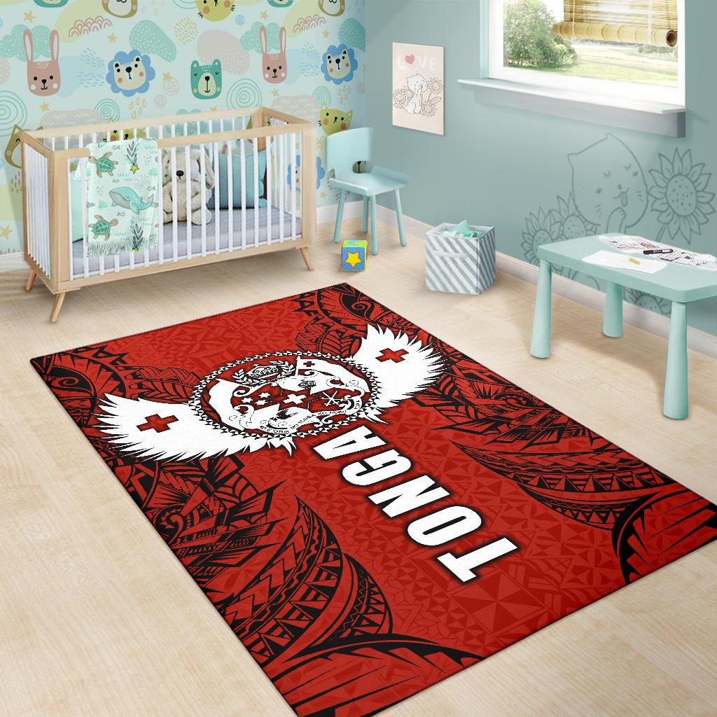 Tonga Polynesian Area Rug - Tonga Wings - Polynesian Pride