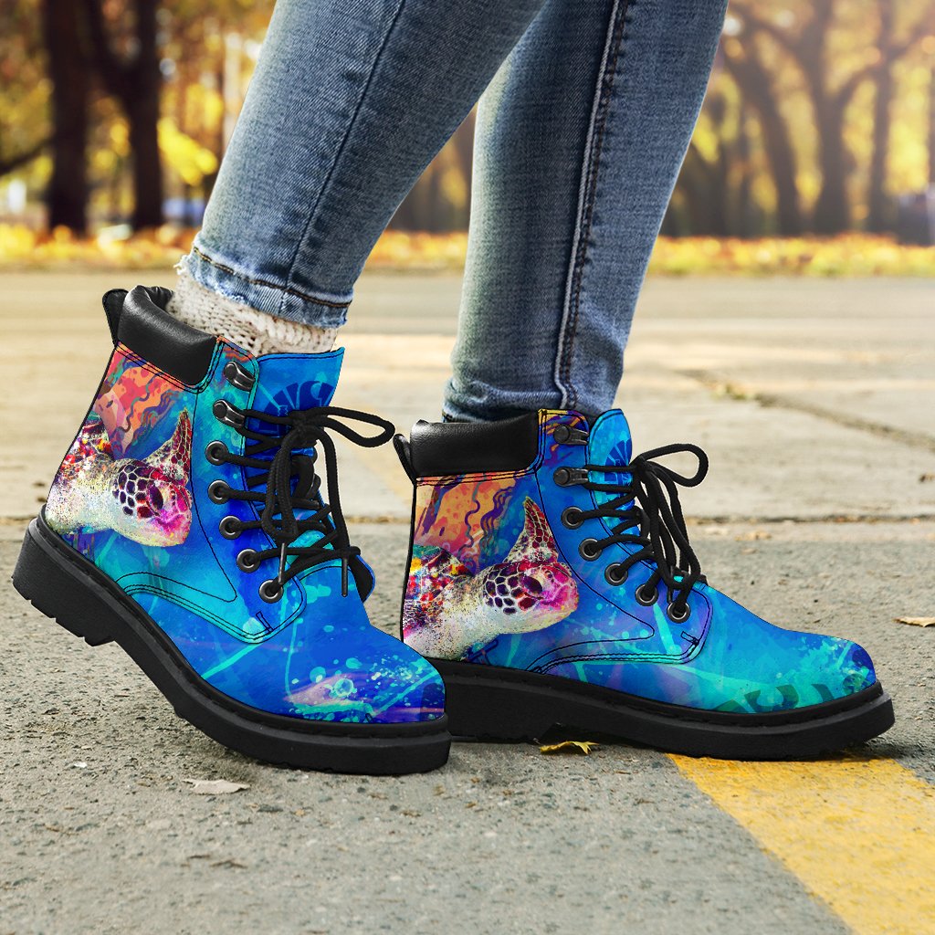 Tahiti Polynesian Boots (All - Season) - Coral Treasure - Polynesian Pride