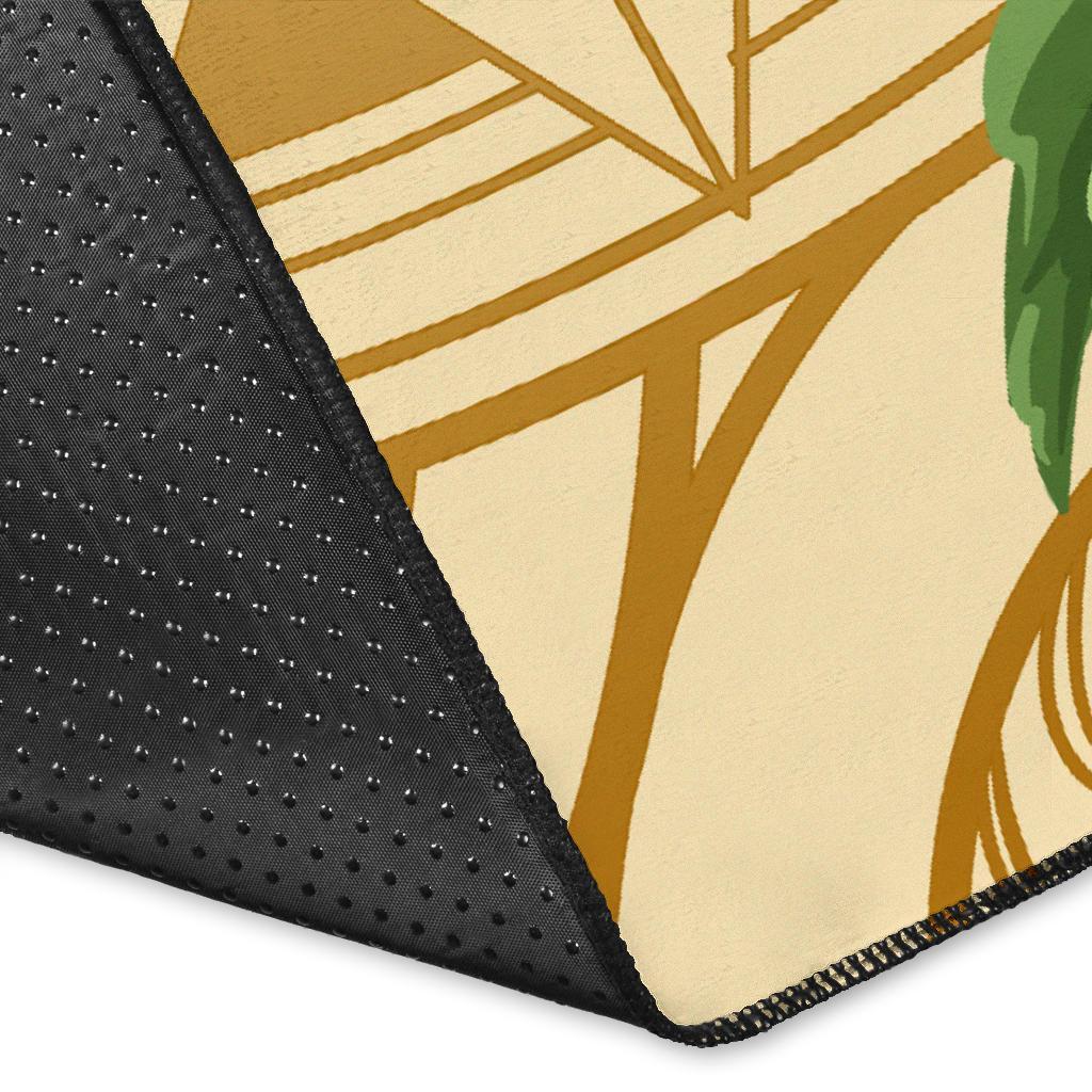 hawaii Rug - Turtle Rug Strong Pattern Hibiscus Plumeria AH - Polynesian Pride