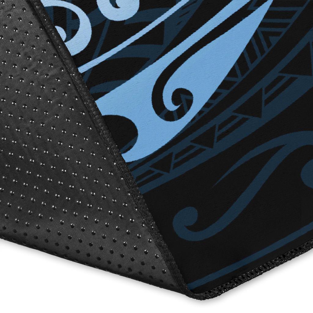 Hawaiian Map Turtle Polynesian Circle Rug AH - Polynesian Pride