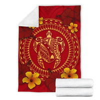 Hawaii Turtle Polynesian Premium Blanket - Oil Style - Polynesian Pride