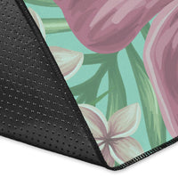 Hawaii Turtle Hibiscus Plumeria Rug - Hug Style - Polynesian Pride