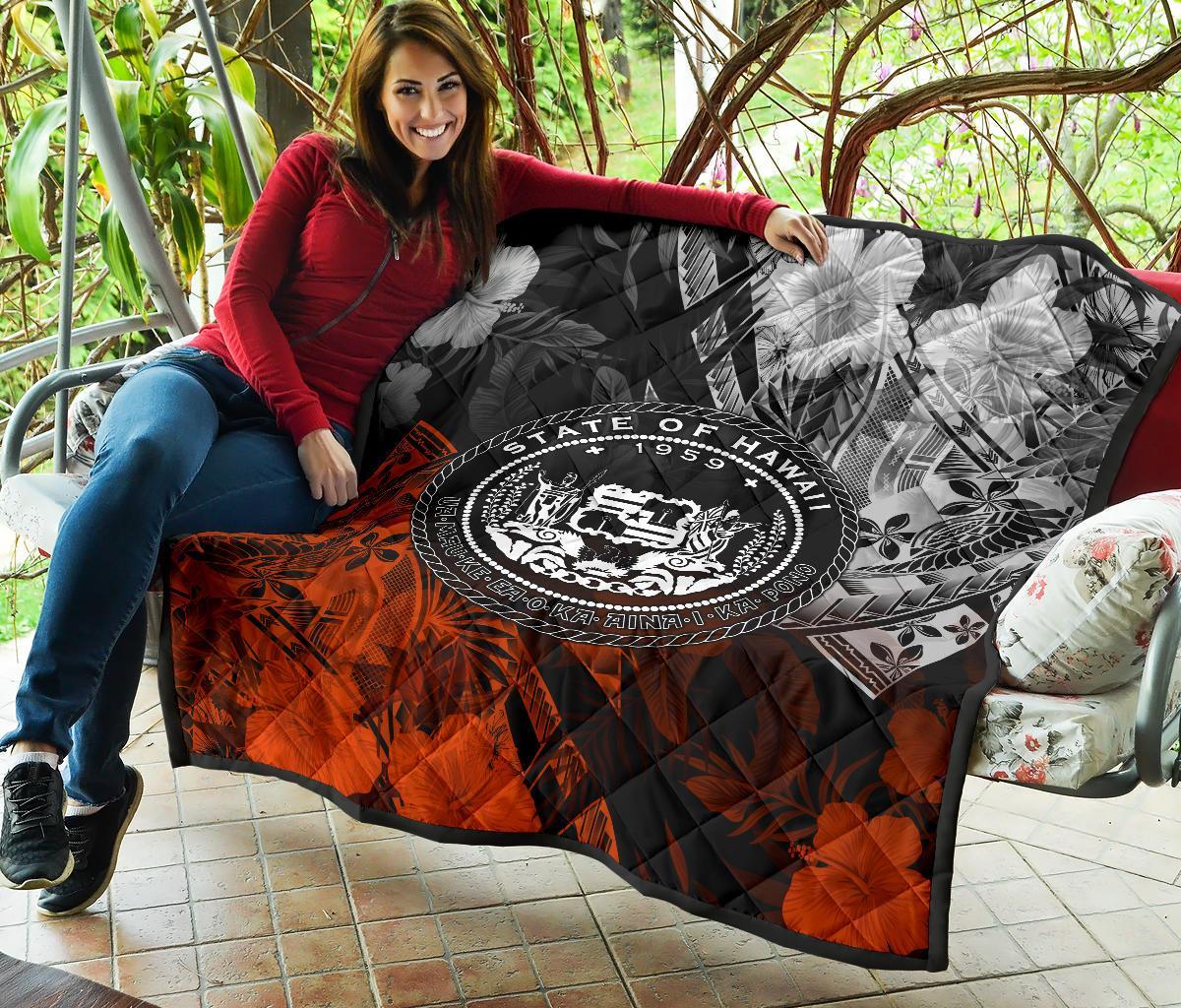 Polynesian Hawaii Premium Quilt - Vintage Polynesian Style - Polynesian Pride