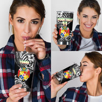 Mate Ma'a Tonga Rugby Tumbler Polynesian Unique Vibes - Black - Polynesian Pride