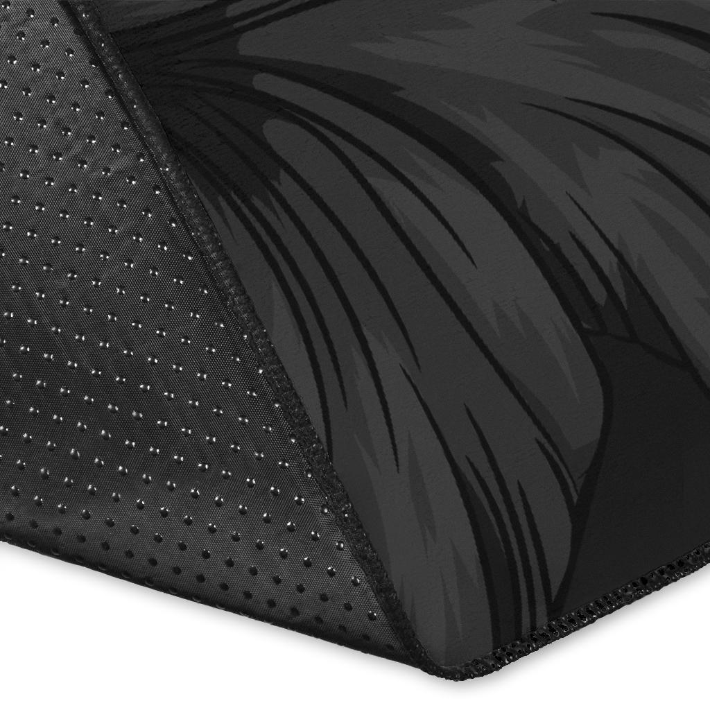 Hawaiian Map Hibiscus Flowers Vintage Polynesian Rug AH - Polynesian Pride