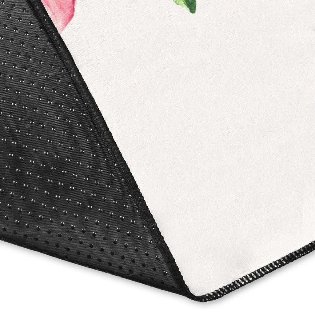 Turtle Hibiscus On Wale Area Rug AH A0 - Polynesian Pride