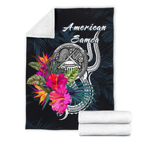 American Samoa Polynesian Premium Blanket - Tropical Flower - Polynesian Pride