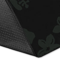 Hawaii Turtle Hibiscus Corner Map Polynesian Area Rug AH - Polynesian Pride