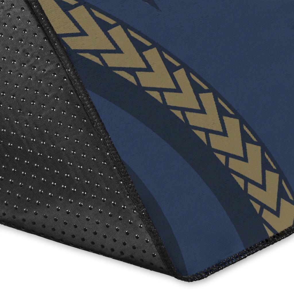 Hawaii Polynesian Turtle Hibiscus Plumeria Rug - Nane Style - Polynesian Pride