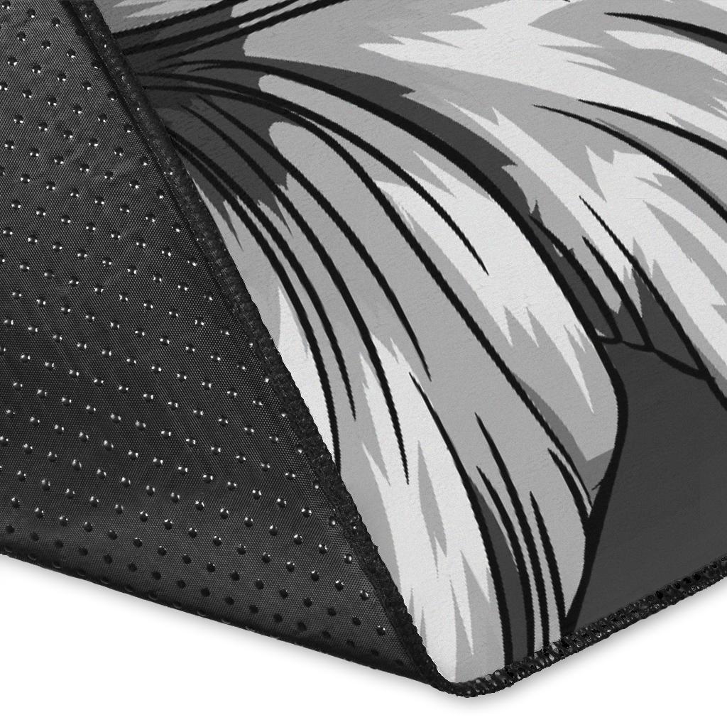 Hawaiian Map Hibiscus Flowers Vintage Polynesian Rug AH - Polynesian Pride