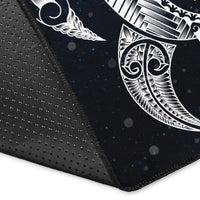 Hawaii Ohana Turtle Hibiscus Galaxy Rug - Polynesian Pride