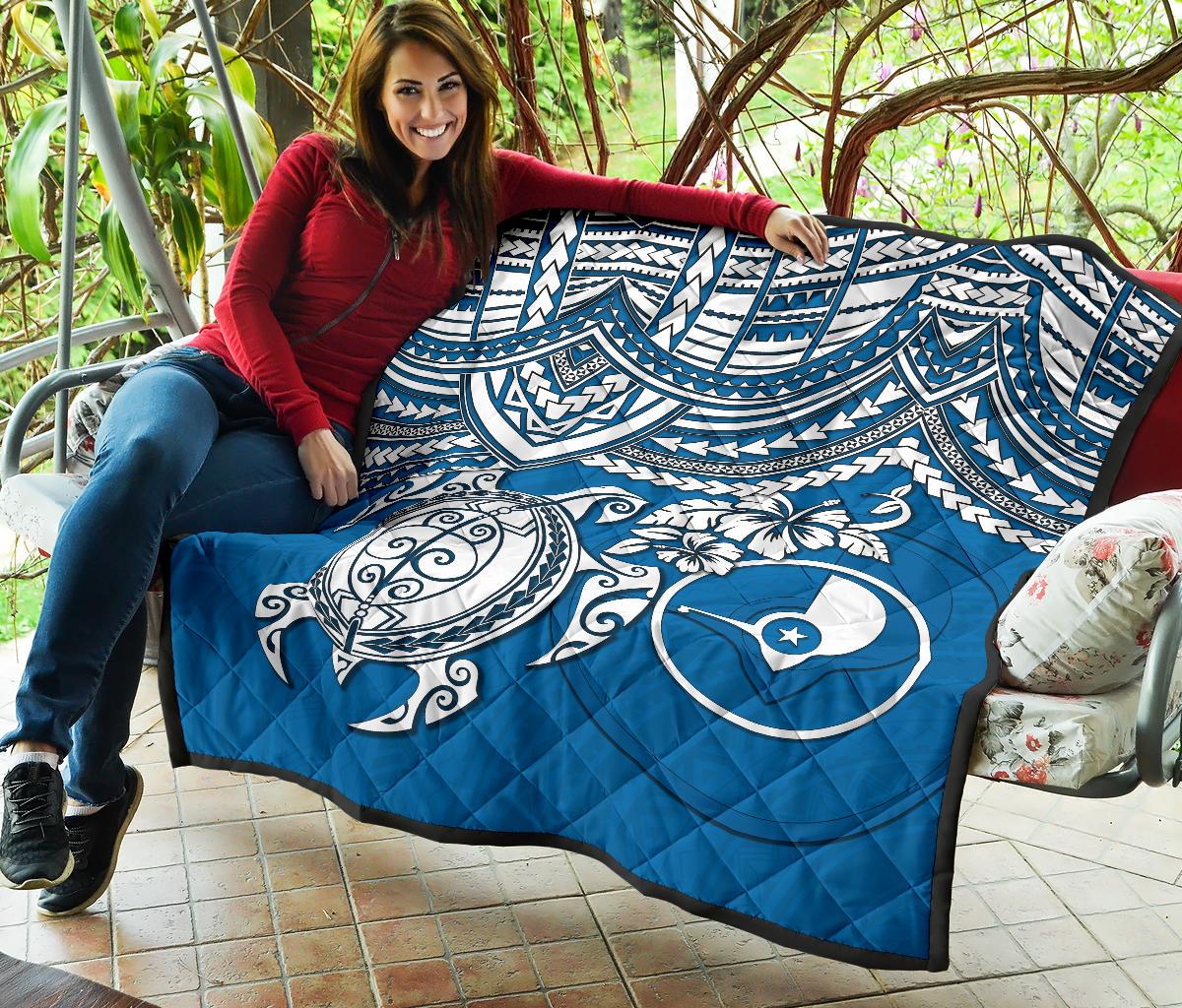 Yap Polynesian Premium Quilt - Polynesian Turtle - Polynesian Pride
