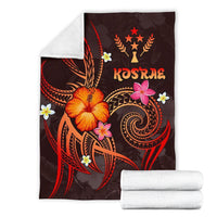 Kosrae Polynesian Premium Blanket - Legend of Kosrae (Red) - Polynesian Pride