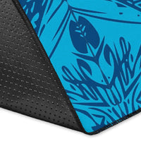Polynesian Blue Dark Color Area Rug - Polynesian Pride