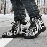 Polynesian 47 Season Boots - Polynesian Pattern - Polynesian Pride
