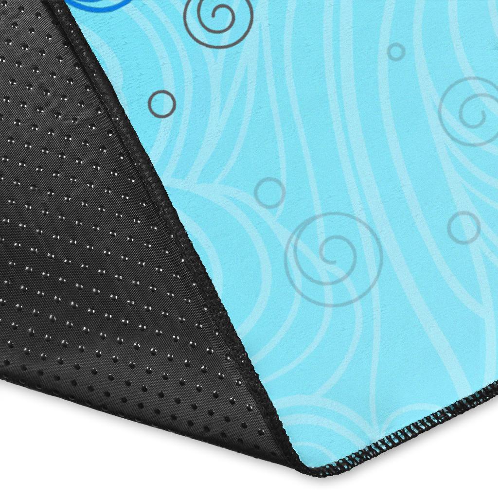 Big Blue Turtle Area Rug - Polynesian Pride