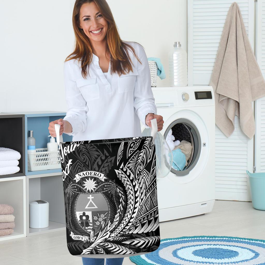 Nauru Laundry Basket - Custom Personalised Wings Style - Polynesian Pride