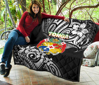 Mate Ma'a Tonga Rugby Premium Quilt Polynesian Unique Vibes - Black - Polynesian Pride