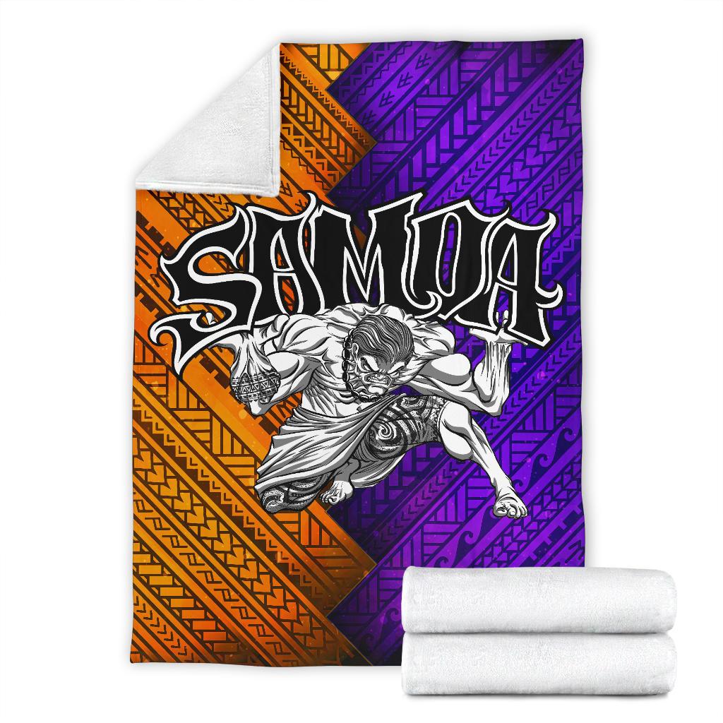 Samoa Premium Blanket - Warrior Style Polynesian Patterns - Polynesian Pride