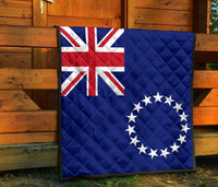 Cook Islands Flag Premium Quilt - Polynesian Pride