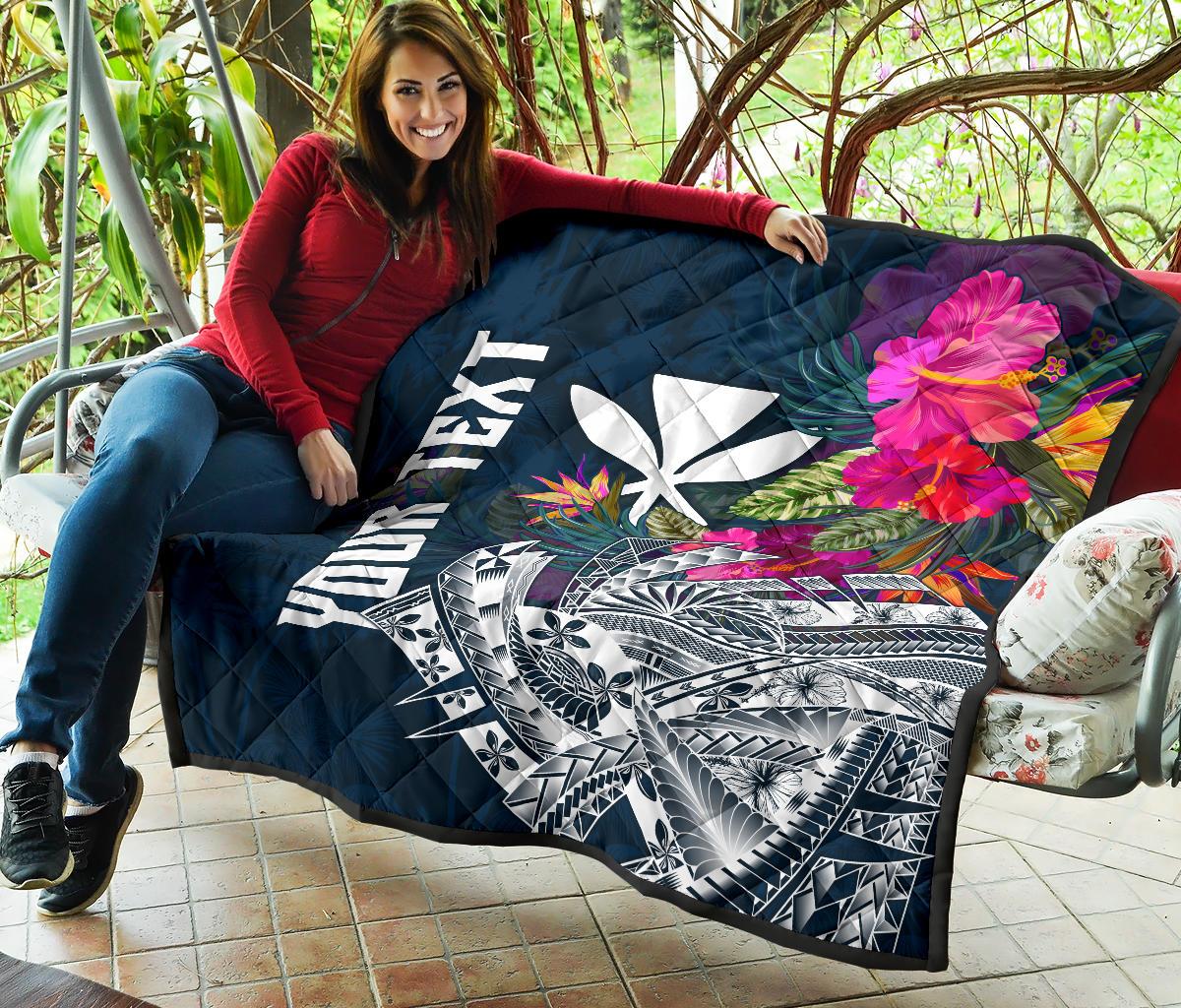 Polynesian Hawaii Custom Personalised Premium Quilt - Summer Vibes - Polynesian Pride