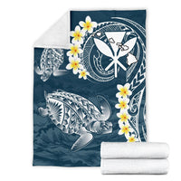 Hawaii Turtle Plumeria Polynesian Premium Blanket - Sease Style - Polynesian Pride