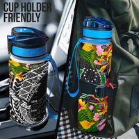 Pohnpei State Custom Personalised Hydro Tracking Bottle - Seal Spiral Polynesian Patterns - Polynesian Pride