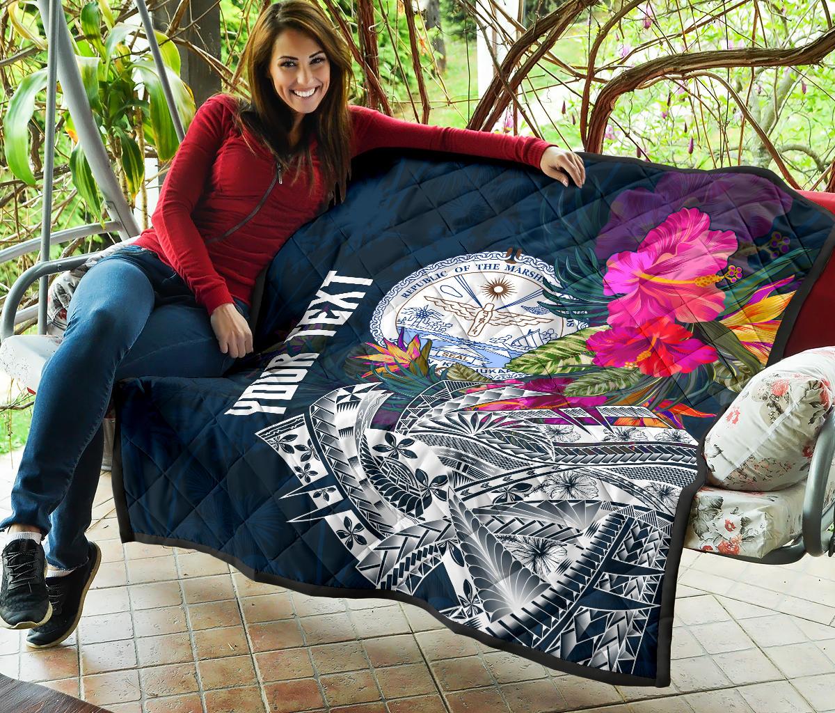 Marshall Island Custom Personalised Premium Quilt - Summer Vibes - Polynesian Pride