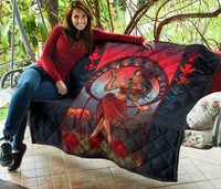 Hawaii Polynesian Quilt - Hawaiian Madame Pele - Polynesian Pride