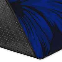 Hawaiian Map Hibiscus Flowers Vintage Polynesian Rug AH - Polynesian Pride