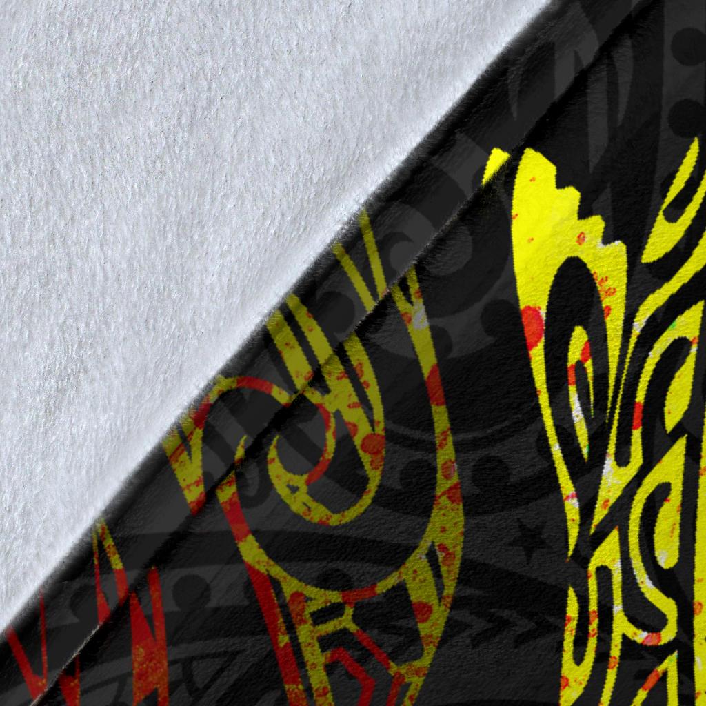 Shark Polynesian Blanket - Polynesian Tattoo Reggae - Polynesian Pride