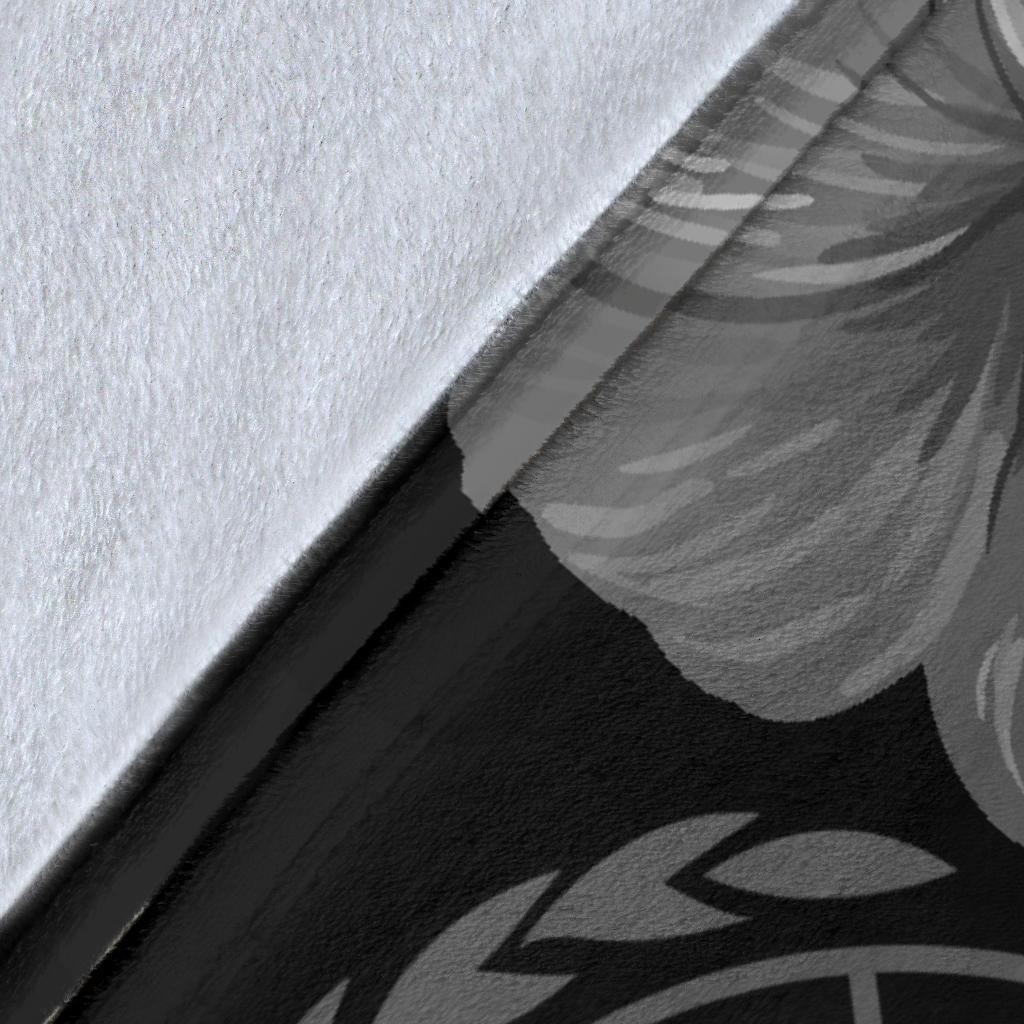 Samoa Premium Blanket - Samoa Seal Wave Style (Black) - Polynesian Pride