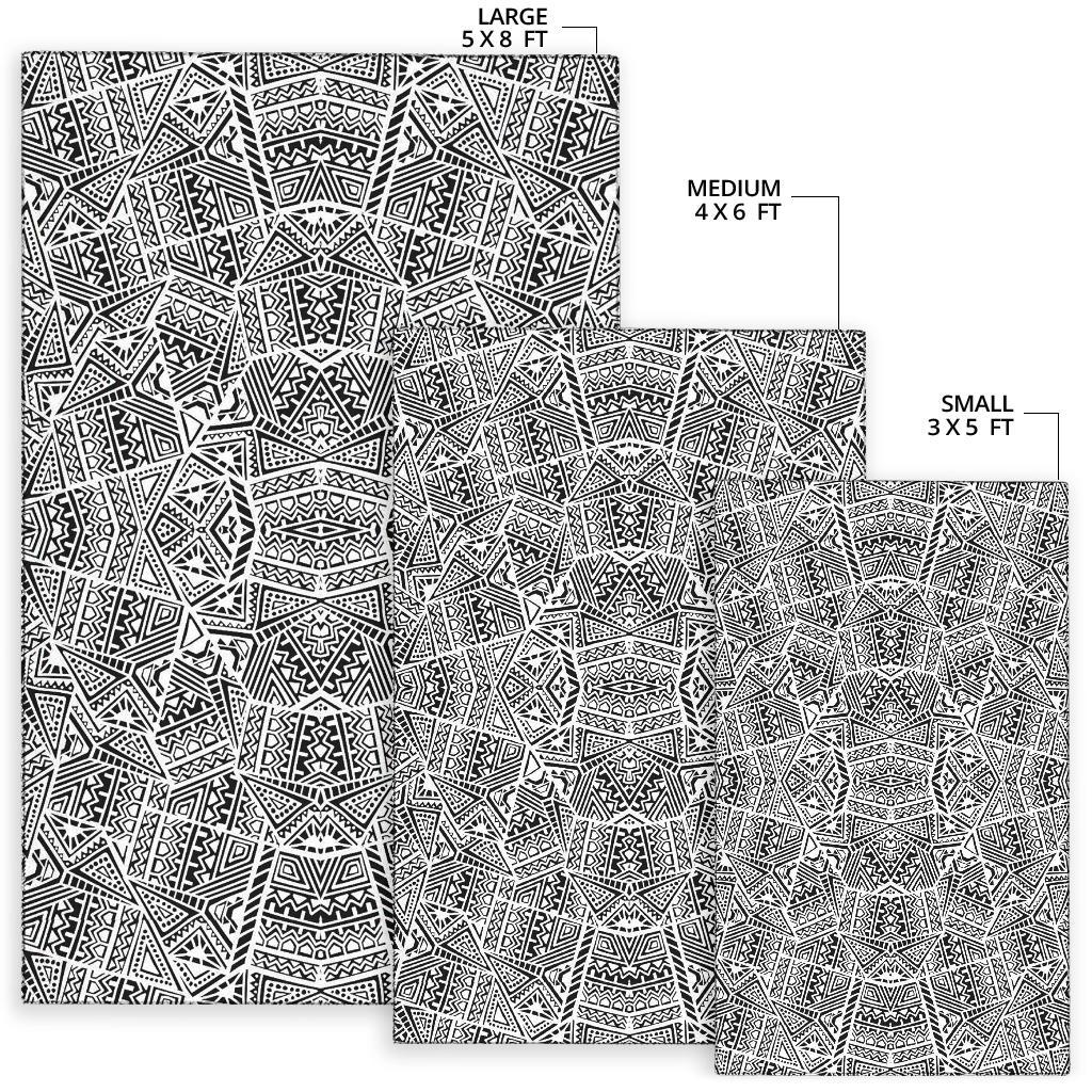 Polynesian Black Area Rug - Polynesian Pride