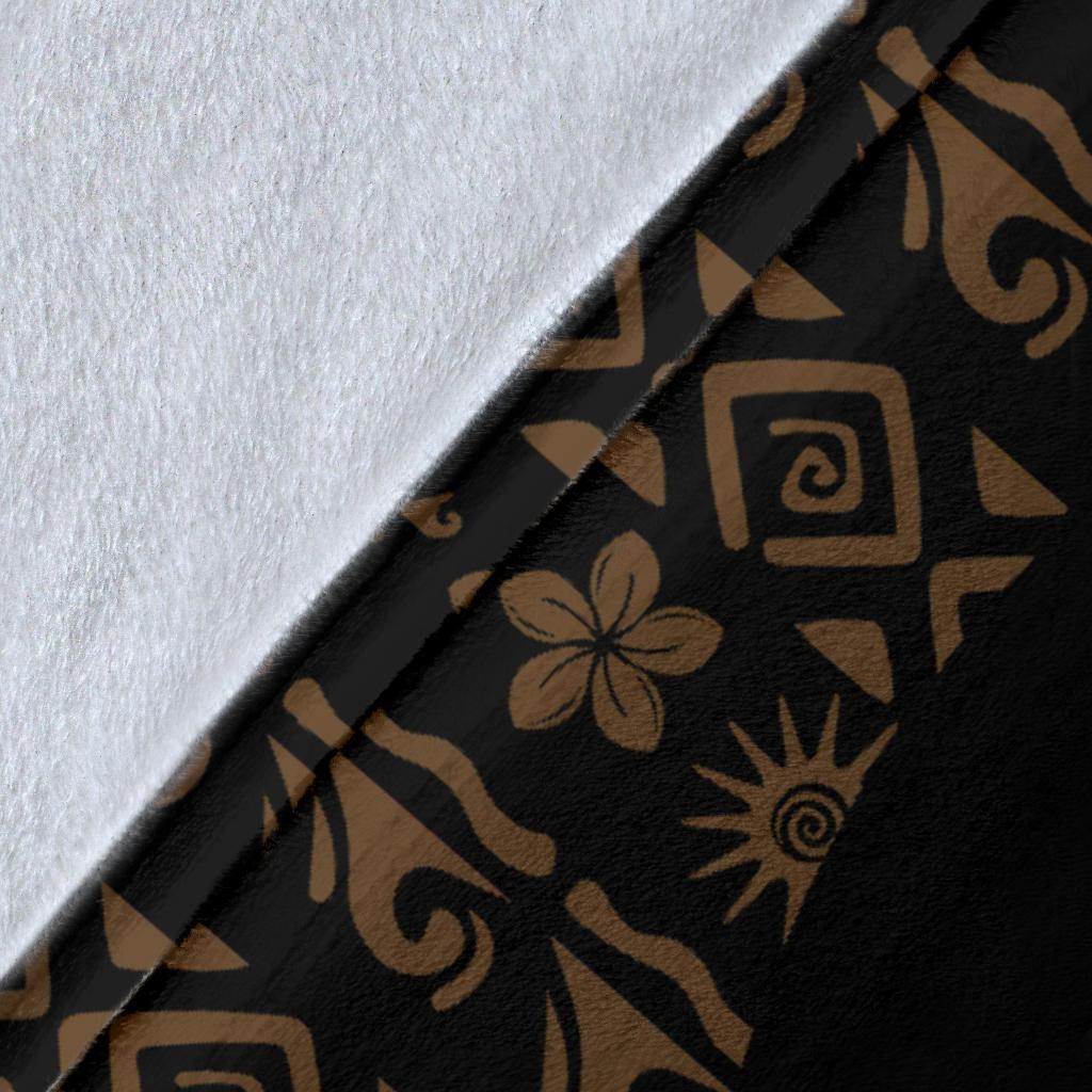 Hawaii Turtle Golden Premium Blankets - Polynesian Pride