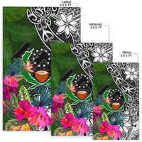 Pohnpei Area Rug - Turtle Plumeria Banana Leaf - Polynesian Pride