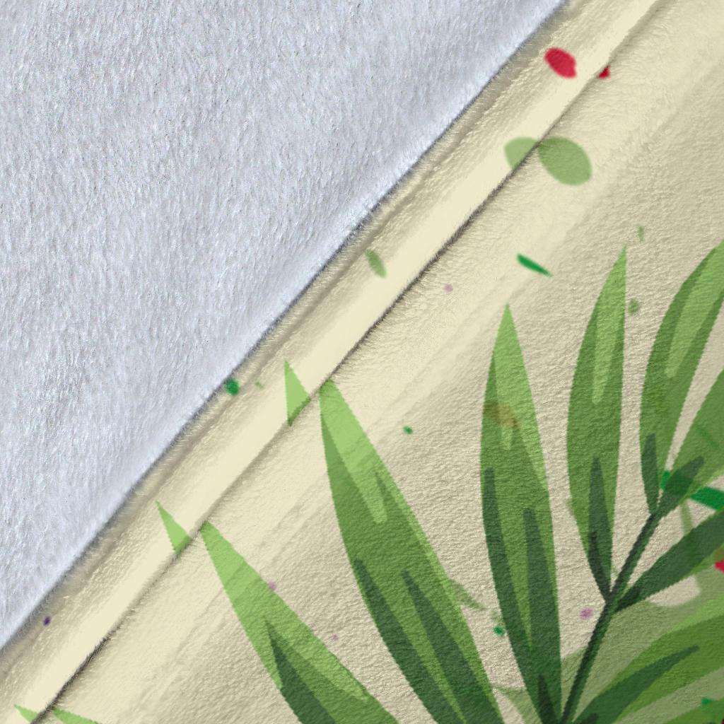 Hawaii Turtle Life Hibiscus Design Premium Blanket - Polynesian Pride