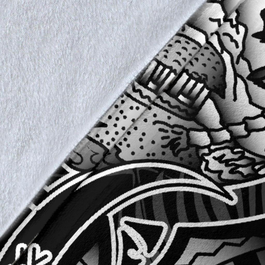 Polynesian Hawaii (Kanaka Maoli) Premium Blanket - White Turtle Homeland - Polynesian Pride